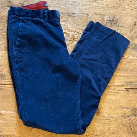 CREWCUTS NAVY CORDUROY THOMPSON PANTS BOYS SZ 14 - Picture 1 of 6